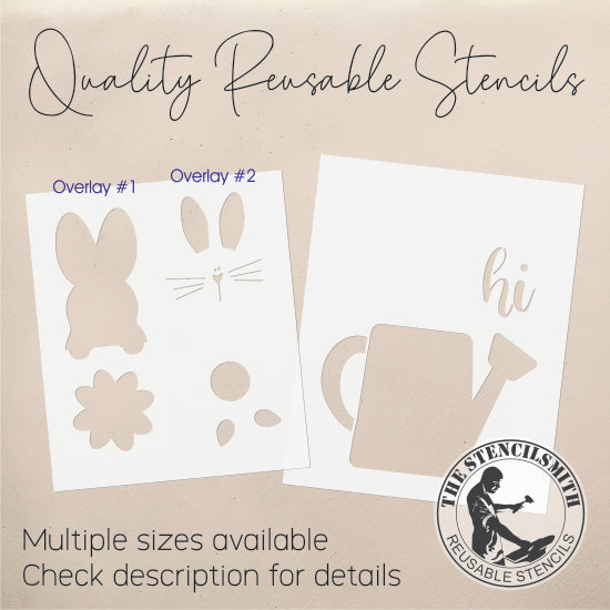 9333 Hi Bunny Stencil