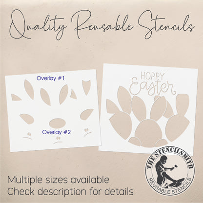 9336 Hoppy Easter Stencil