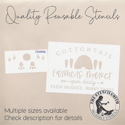 9339 Cottontail Farmers Market Stencil