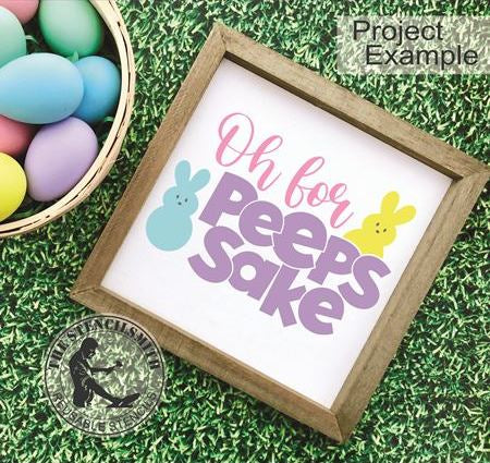 9354 Oh For Peeps Sake Stencil - The Stencilsmith