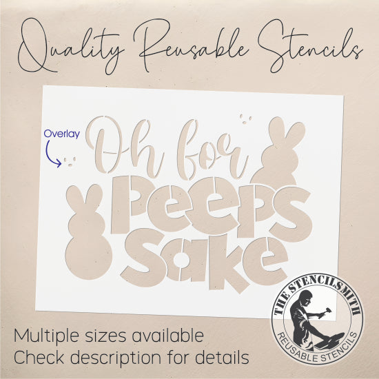 9354 Oh For Peeps Sake Stencil