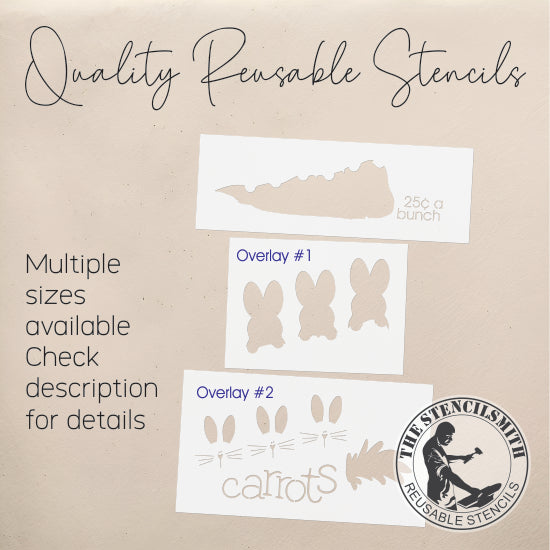 9355 Carrots Stencil