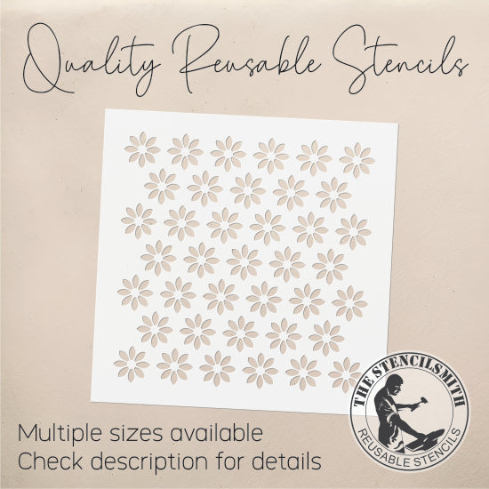 9356 Flower Pattern Stencil
