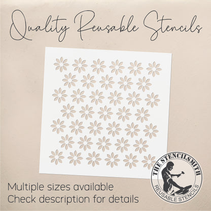 9356 Flower Pattern Stencil