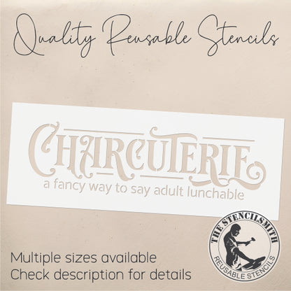 9382 Charcuterie A Fancy Way Stencil