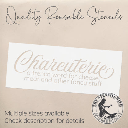 9383 Charcuterie A French Word Stencil