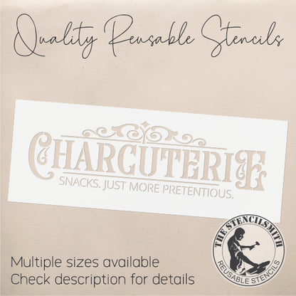 9389 Charcuterie Snacks Just More Stencil