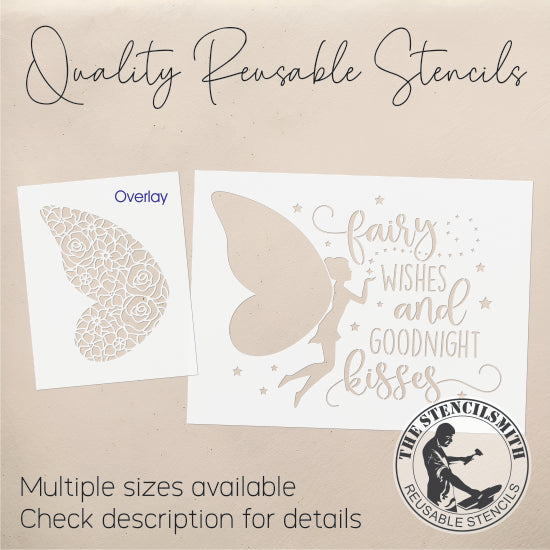 9406 Fairy Wishes Stencil