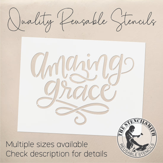 9413 Amazing Grace Stencil