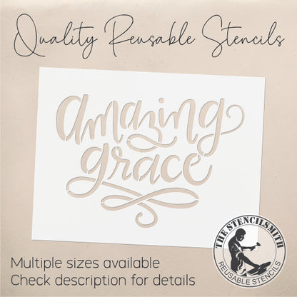 9413 Amazing Grace Stencil