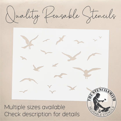 9433 Seagulls Stencil