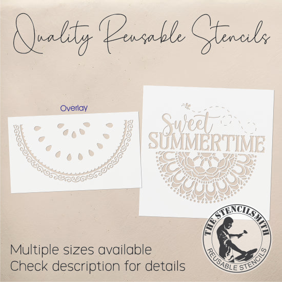 9451 Sweet Summertime Watermelon Stencil