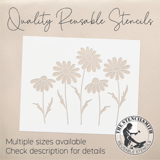 デイジー様 9452 Daisy Stencil – The Stencilsmith