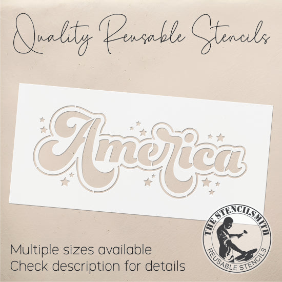 9454 America Stencil
