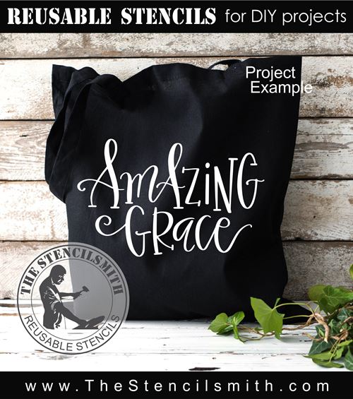 9477 Amazing Grace Stencil - The Stencilsmith