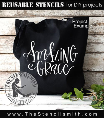 9477 Amazing Grace Stencil - The Stencilsmith
