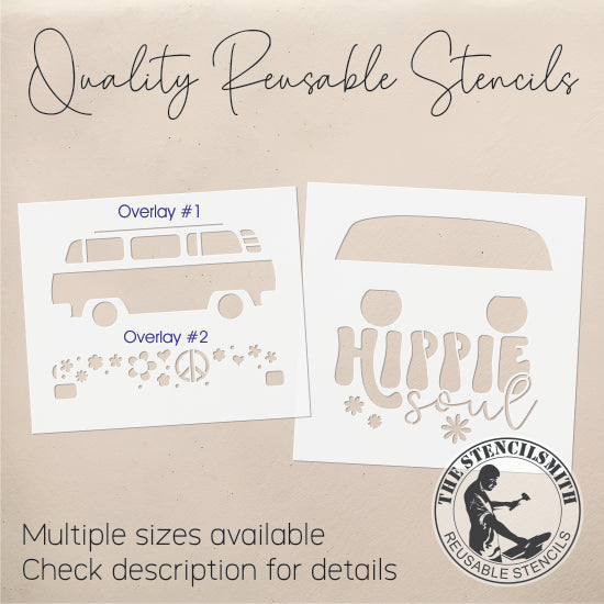 9482 Hippie Soul Van Stencil