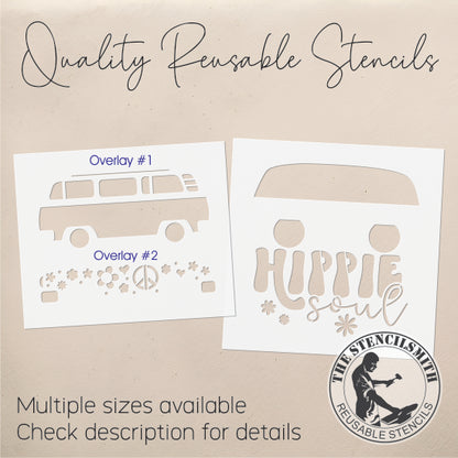 9482 Hippie Soul Van Stencil