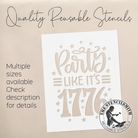 9489 Party Like It's 1776 Stencil