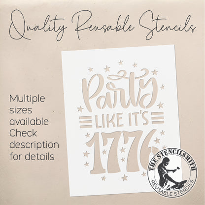 9489 Party Like It's 1776 Stencil