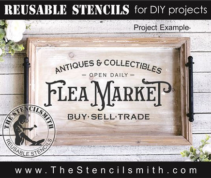 9504 Flea Market Stencil - The Stencilsmith