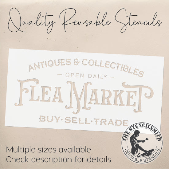 9504 Flea Market Stencil