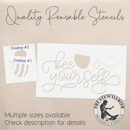 9508 Bee Yourself Stencil
