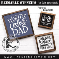 9518 - Father Mini Stencils - The Stencilsmith