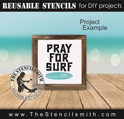 9541 Surf Mini Stencils - The Stencilsmith