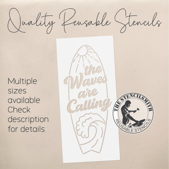 9547 The Waves Are Calling Stencil