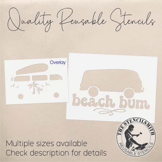 9566 Beach Bum Van Stencil