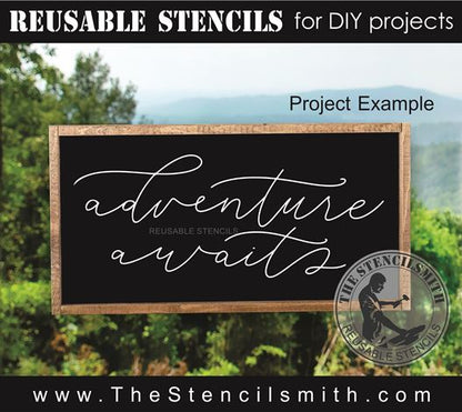 9576 adventure awaits stencil - The Stencilsmith