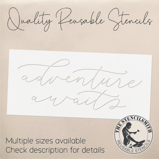 9576 Adventure Awaits Stencil