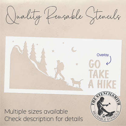 9581 Go Take A Hike Stencil