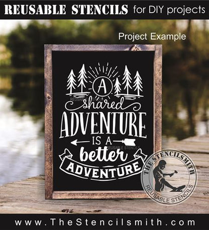 9582 A shared adventure stencil - The Stencilsmith