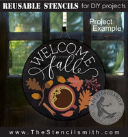 9593 Welcome Fall stencil