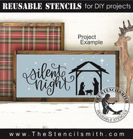 9625 Silent Night stencil