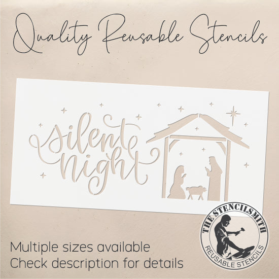 9625 Silent Night Stencil