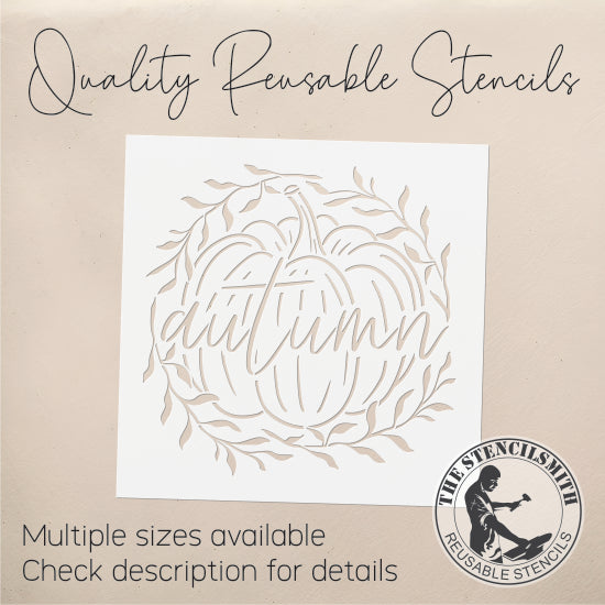 9630 Autumn Pumpkin Stencil