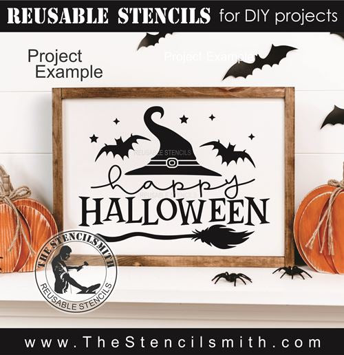 9636 Happy Halloween stencil - The Stencilsmith