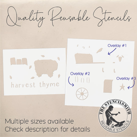 9641 Harvest Thyme Sheep Stencil