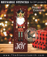 9642 JOY nutcracker gnome stencil