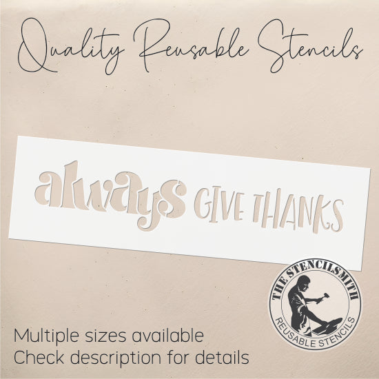 9647 Give Thanks Stencil