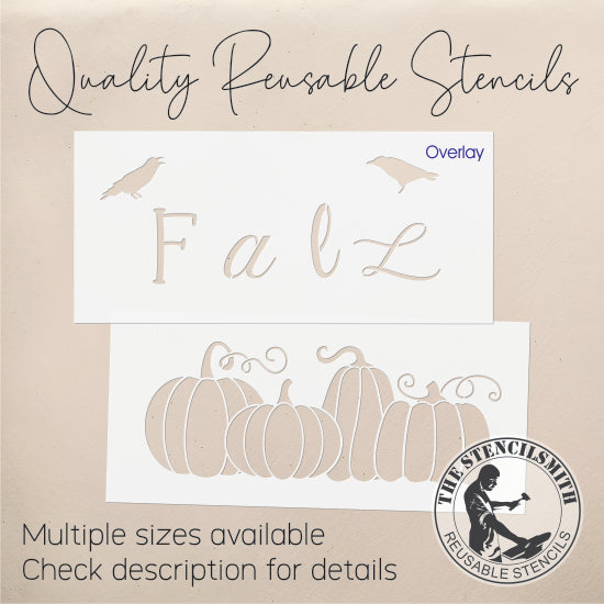 9653 Fall Pumpkins Stencil