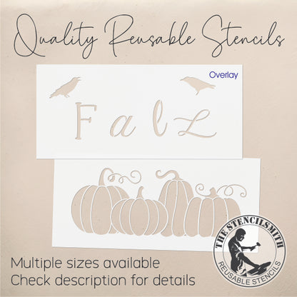 9653 Fall Pumpkins Stencil