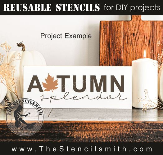 9655 Autumn Splendor stencil - The Stencilsmith