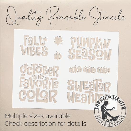 9660 Fall Collection Stencil