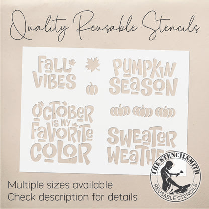 9660 Fall Collection Stencil
