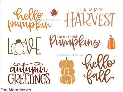 9661 Fall Collection stencil - The Stencilsmith