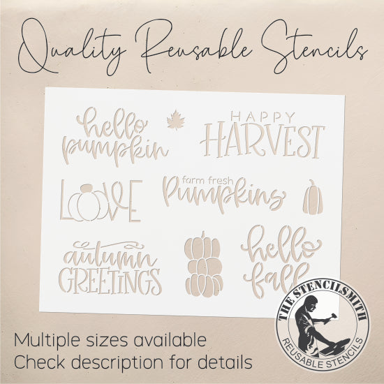 9661 Fall Collection Stencil